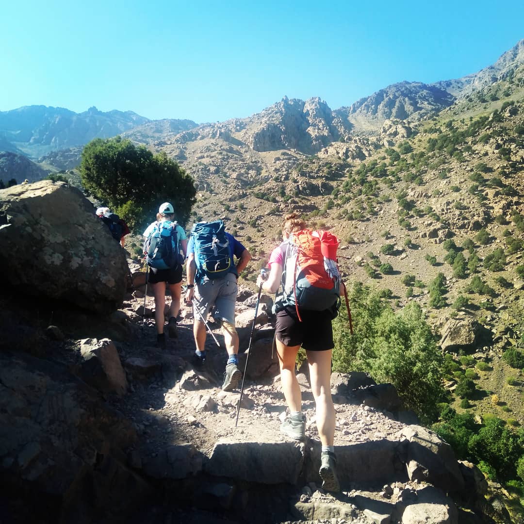 marrakech souk market rug craft street in morocco